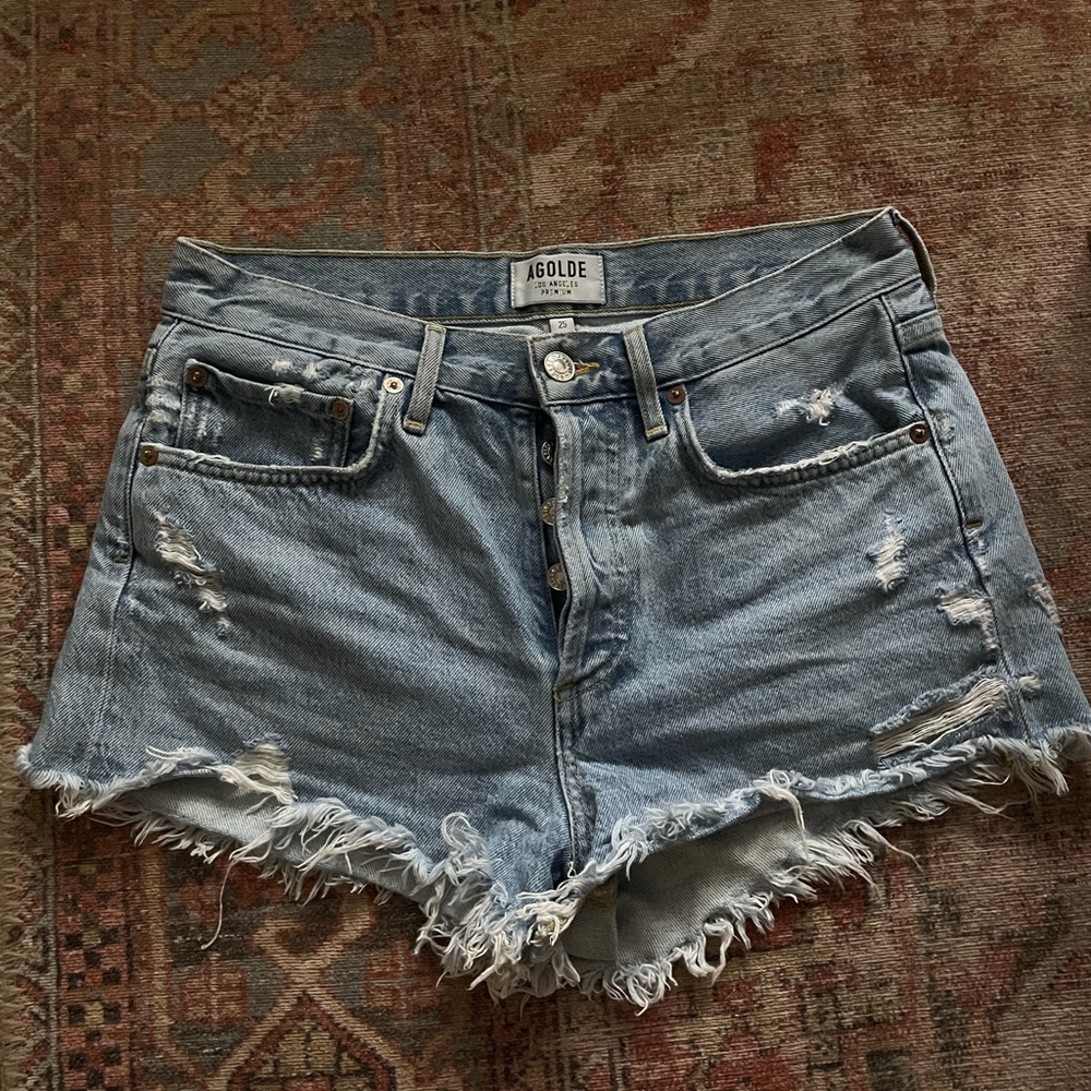 Agolde denim shorts
